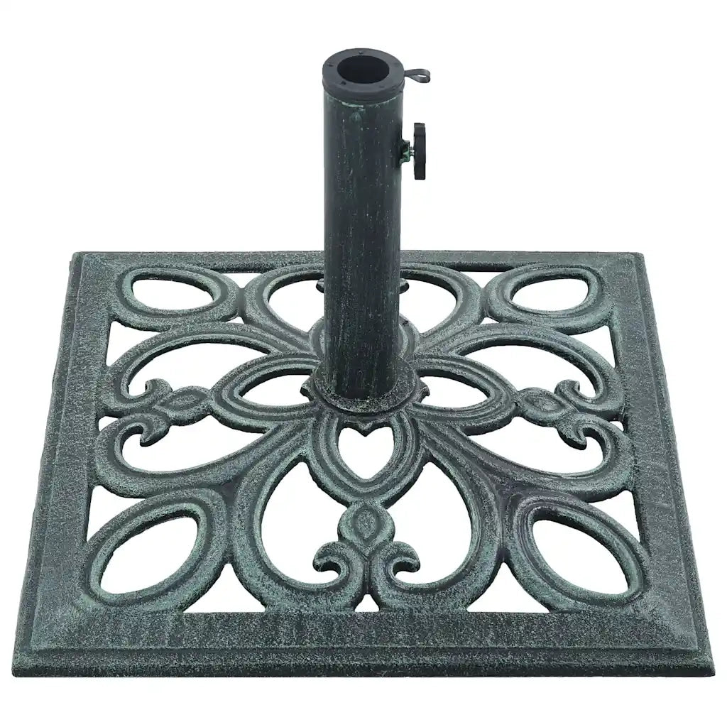 Base Ombrellone Verde 12 kg 49 cm in Ghisa 47866