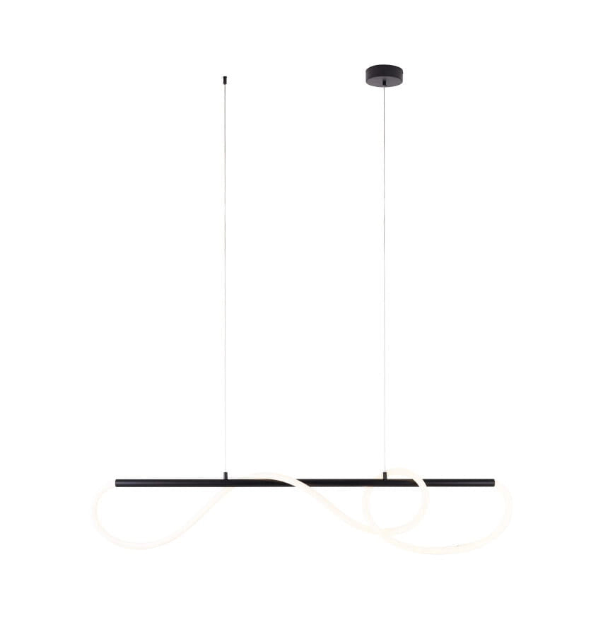 Lampada sospesa LED moderna nera Maxlight Laguna 30W