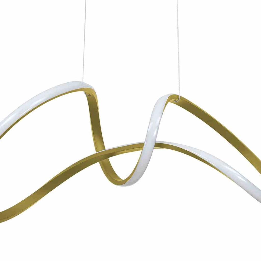 Lampadario a sospensione Milagro Tesoro oro LED 48W