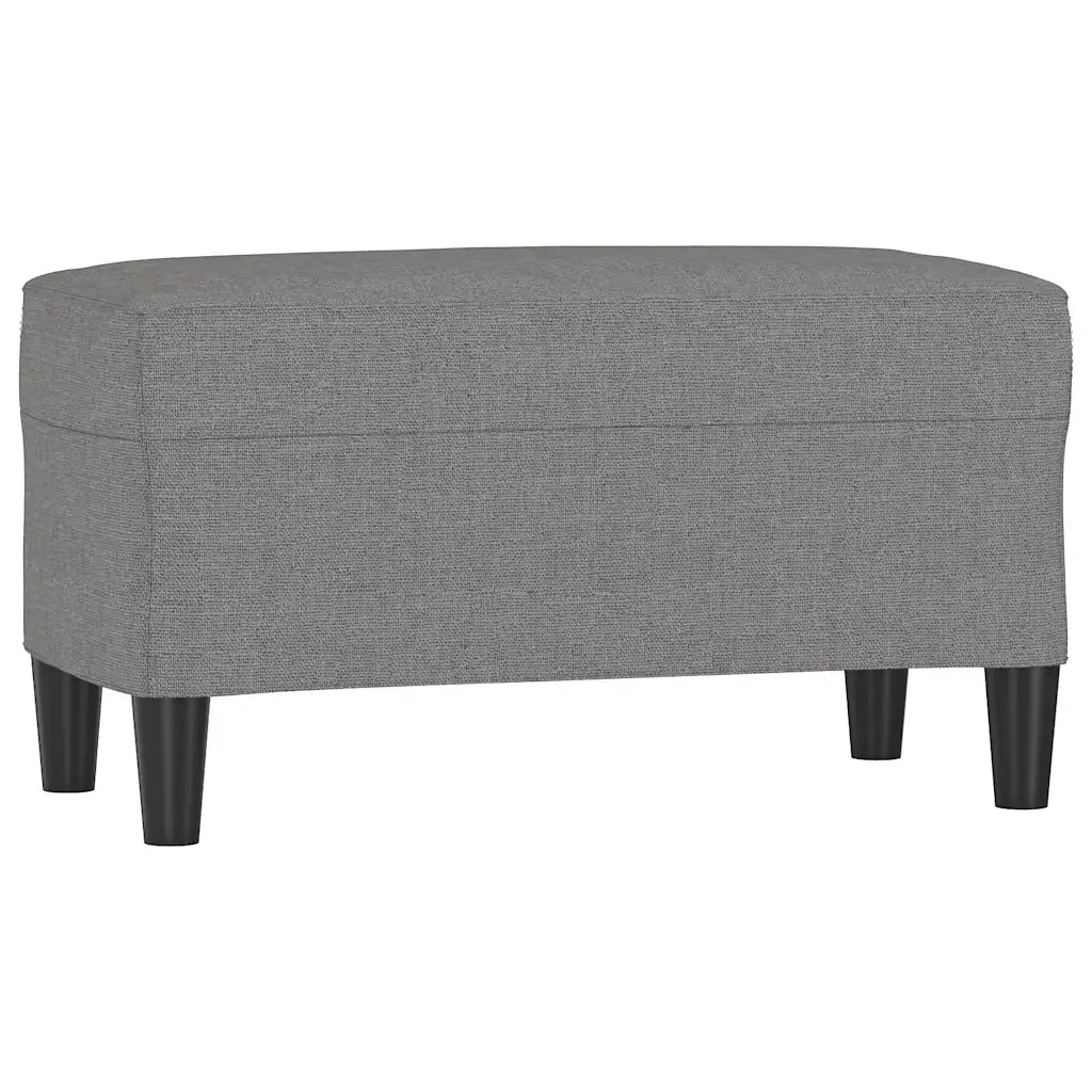 Panca Grigio Scuro 70x35x41 cm in Tessuto