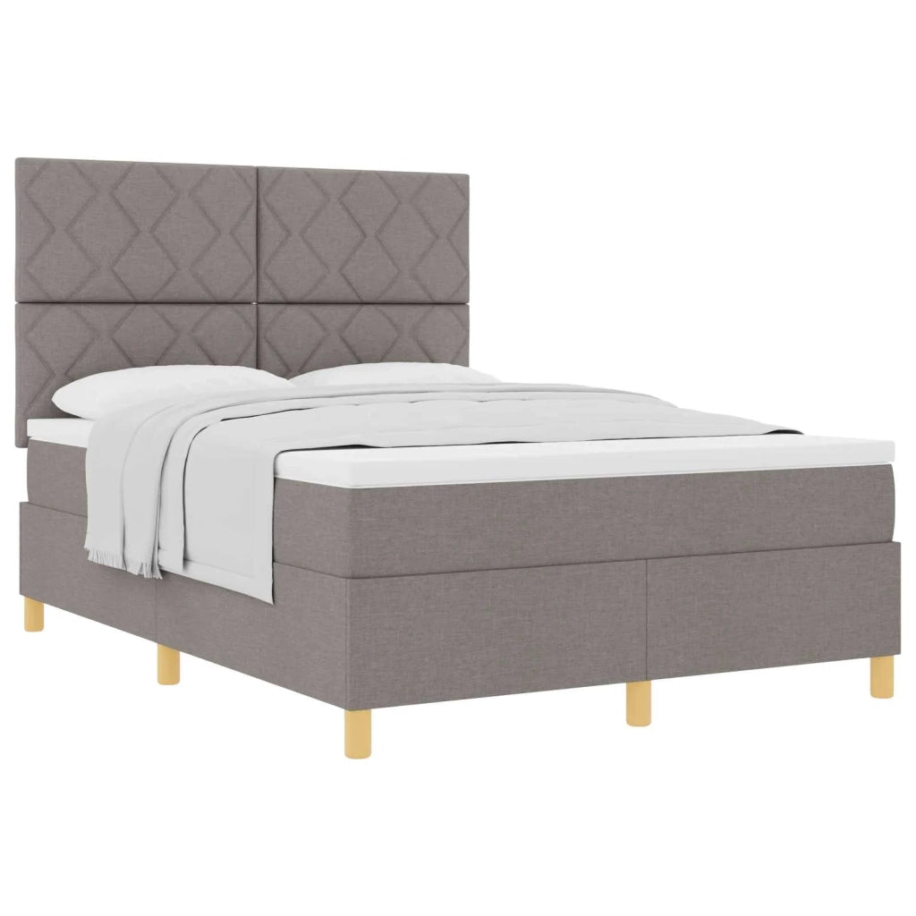 Letto a molle con materasso Talpa 140 x 190 cm Tessuto 3339697