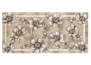 Tappeto Passatoia Cucina Corsia Retro Antiscivolo Disegno Emily By Suardi - 55x240 - Tortora