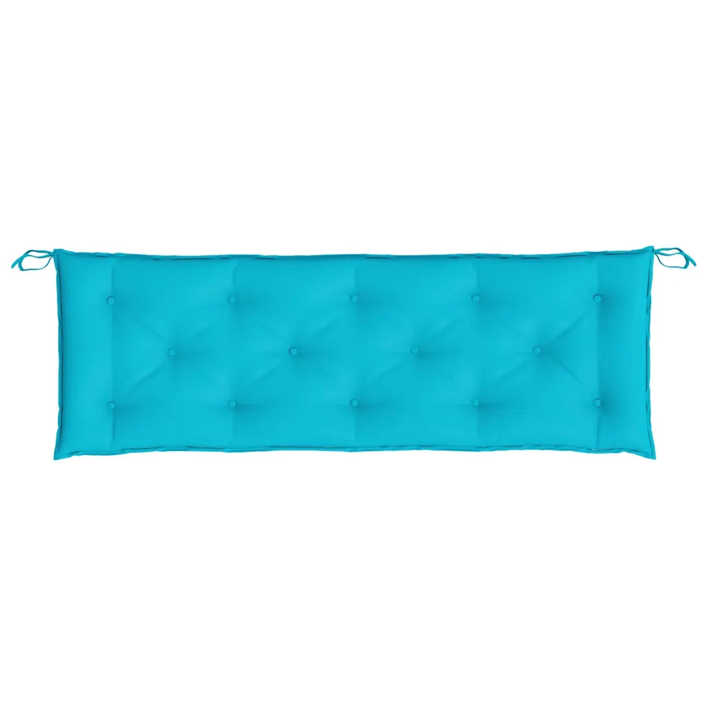 Cuscini per Panca da Giardino 2 pz Turchese 150x50x7 cm Tessuto 361715
