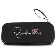 Cassetta di stetoscopio con tasca rigida - Compatta - Adatta per Classic III - S.E. - Cardiologia III - Spazio per accessori stetoscopio - Tasca stetoscopio