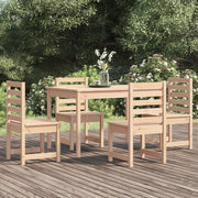 Set da Pranzo per Giardino 5 pz in Legno Massello di Pinocod mxl 100237