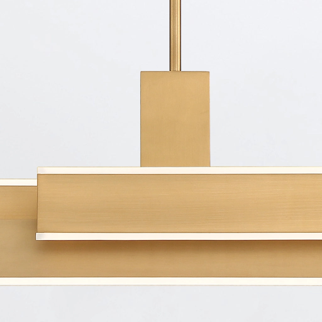 Lampada sospesa moderna oro 114 cm LED 74W Cameno Quintiesse