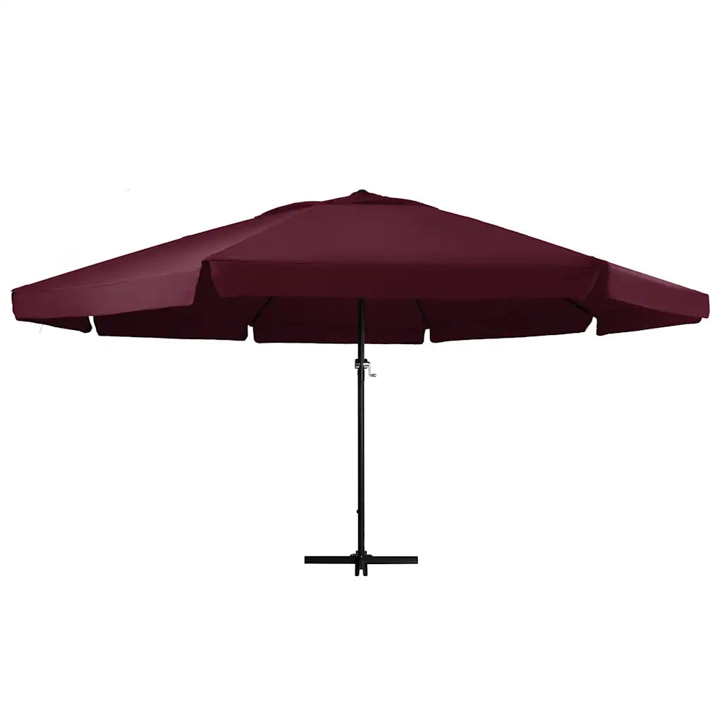 Ombrellone da Giardino con Palo in Alluminio 600 cm Bordò 47374