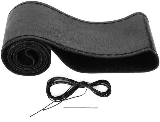 Supporto guidatore in pelle - 15 Pollici - Impermeabile - Resistentente allo scarto - Resistente ai shock - Modello DIY - Adatto per la maggior parte delle auto - Supporto guidatore