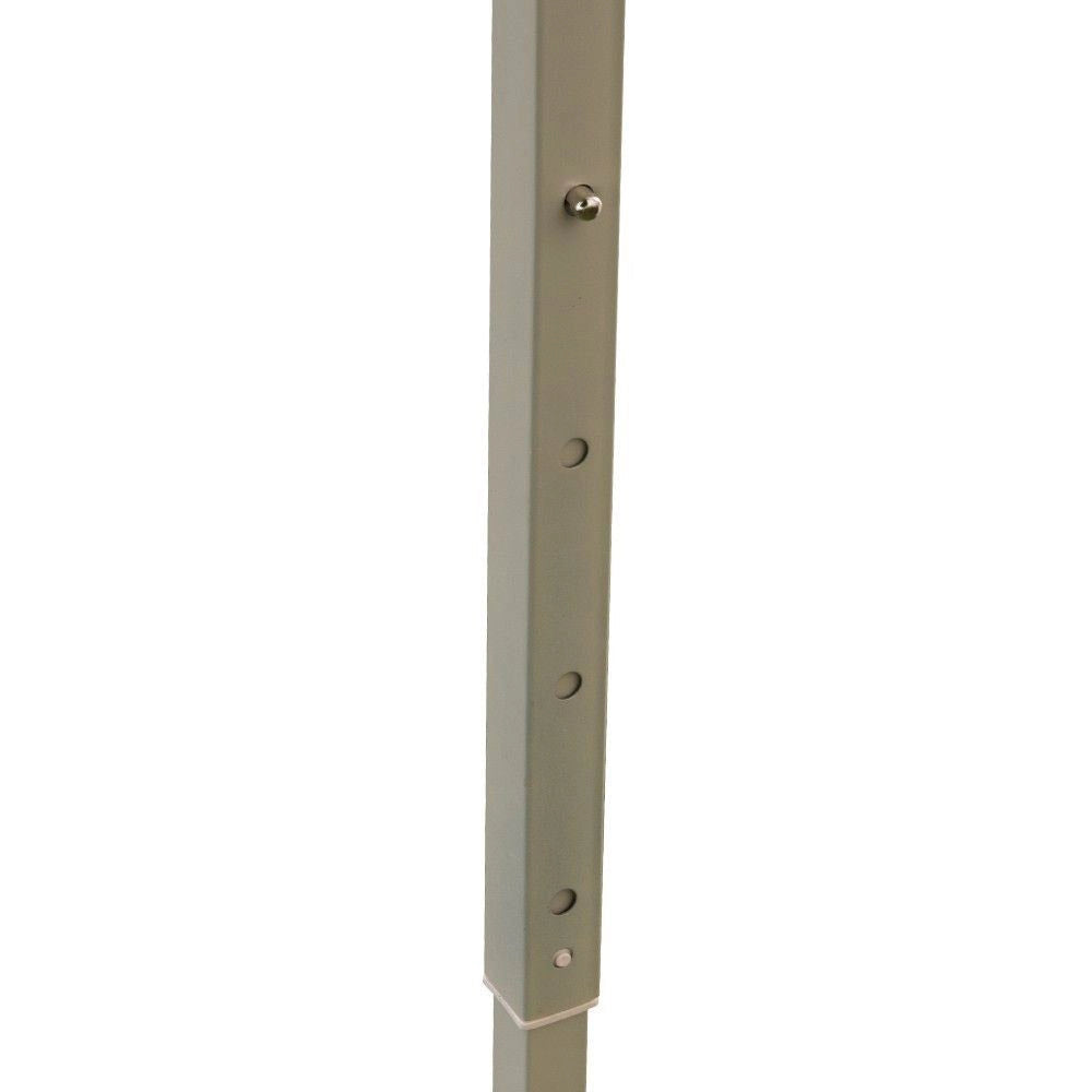 Gazebo Richiudibile Pieghevole 3x3m in Acciaio e PVC Impermeabile Verde