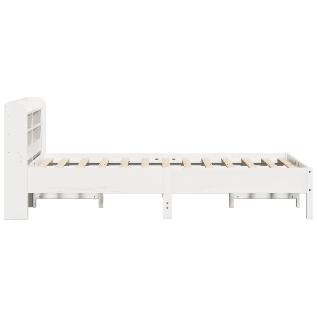 vidaXL Letto senza Materasso Bianco 120x200 cm Legno Massello di Pino