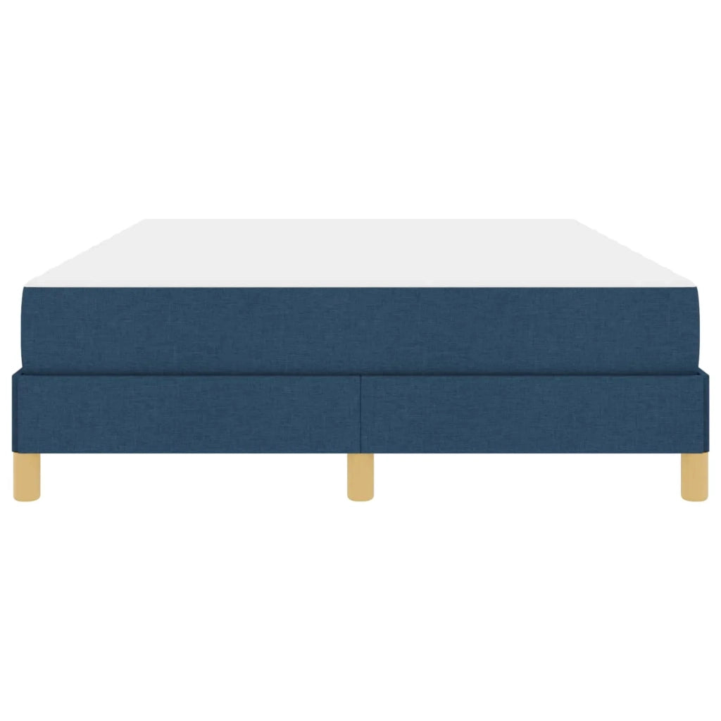 Letto a molle con materasso Blu 140 x 200 cm Tessuto 3398576
