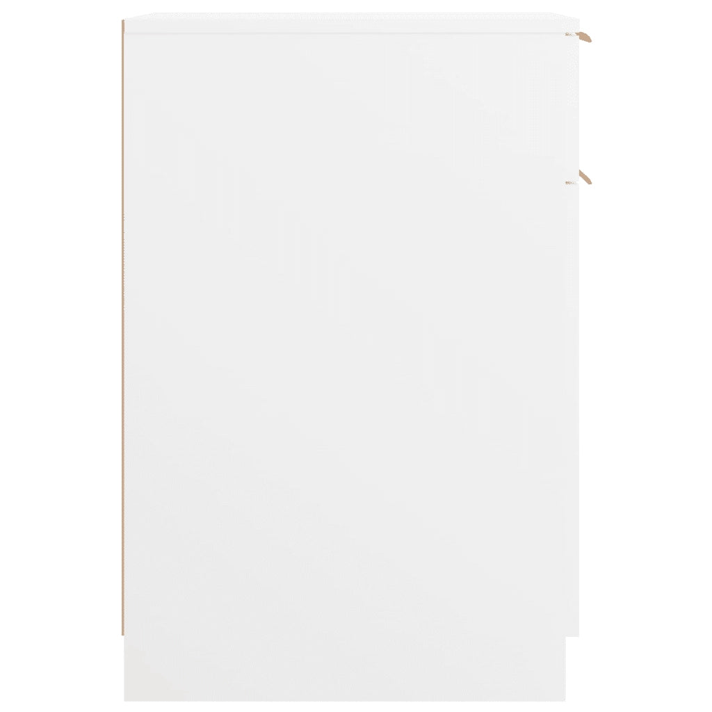 Armadietto da Scrivania Bianco 33,5x50x75 cm Legno Multistrato 811502