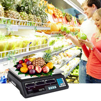 Bilancia Elettronica Digitale 40 Kg Professionale Acciaio con Display Elettronico