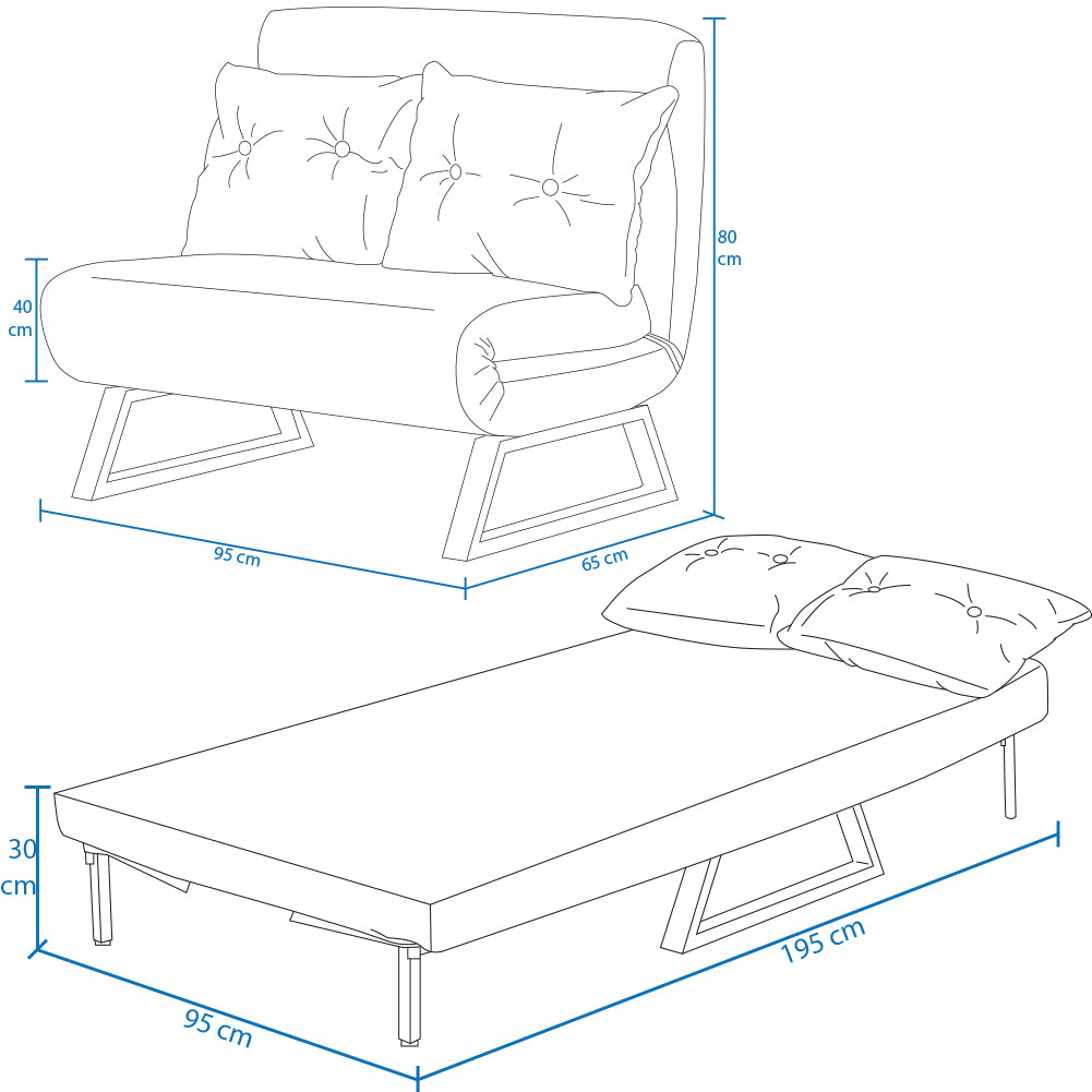 Poltrona Letto Reclinabile 2 Posti Chaise Lounge in Velluto Convertibile Marrone