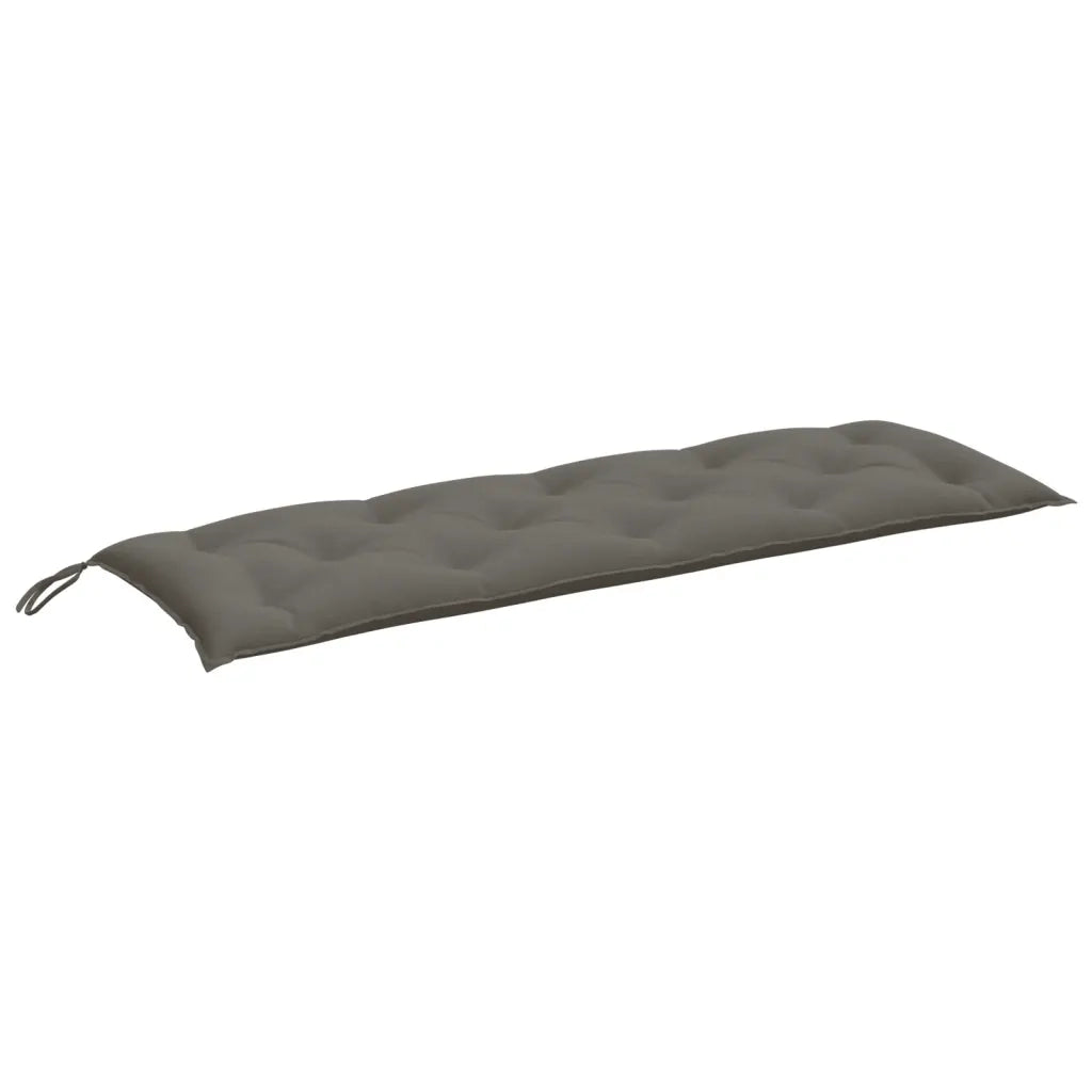 Cuscino Panca Giardino-Cuscini per panchina da esterno Grigio Scuro M¨¦lange 150x50x7 cm Tessuto