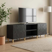 Mobile TV 150 x 31 x 50 cm Nero Legno ingegnerizzato 895146