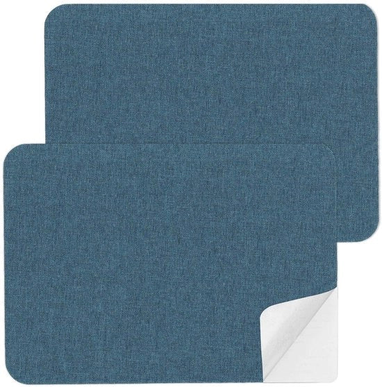 Riparazione con Pannelli Autoadesivi 2 Pezzi - Pannelli di Riparazione Autoadesivi - Pannelli di Stoffa Idrorepellenti - Materiale Duraturo - Adatto per Mobili - Applicazione Facile - Pannello di Stoffa Autoadesivo