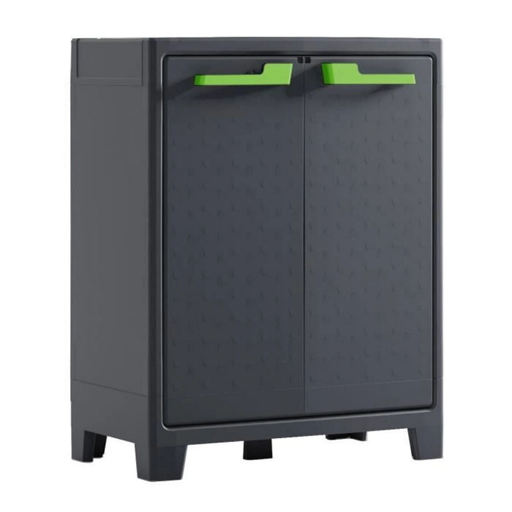 Armadietto Basso da Esterno in Plastica Grigio Moby XL Keter