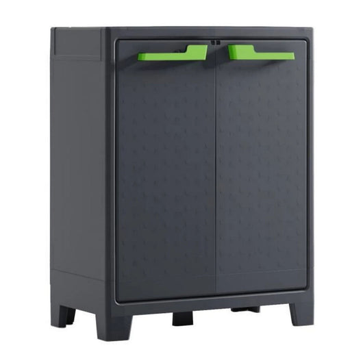 Armadietto Basso da Esterno in Plastica Grigio Moby XL Keter