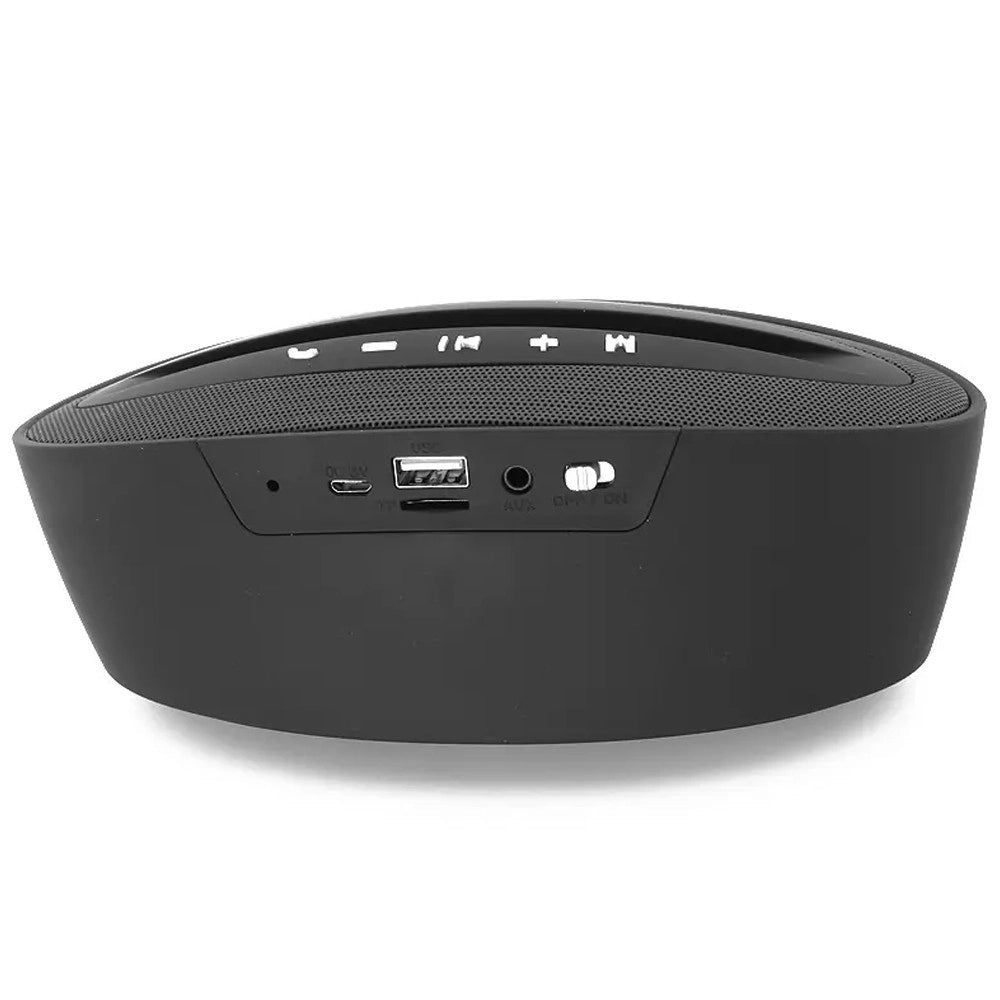 Trade Shop - Speaker Cassa Portatile Bluetooth Mp3 Vivavoce Led Microsd Usb Tf Radio Fm Mux99 -