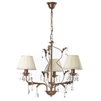 Lampadario 3 luci Karen bronzo