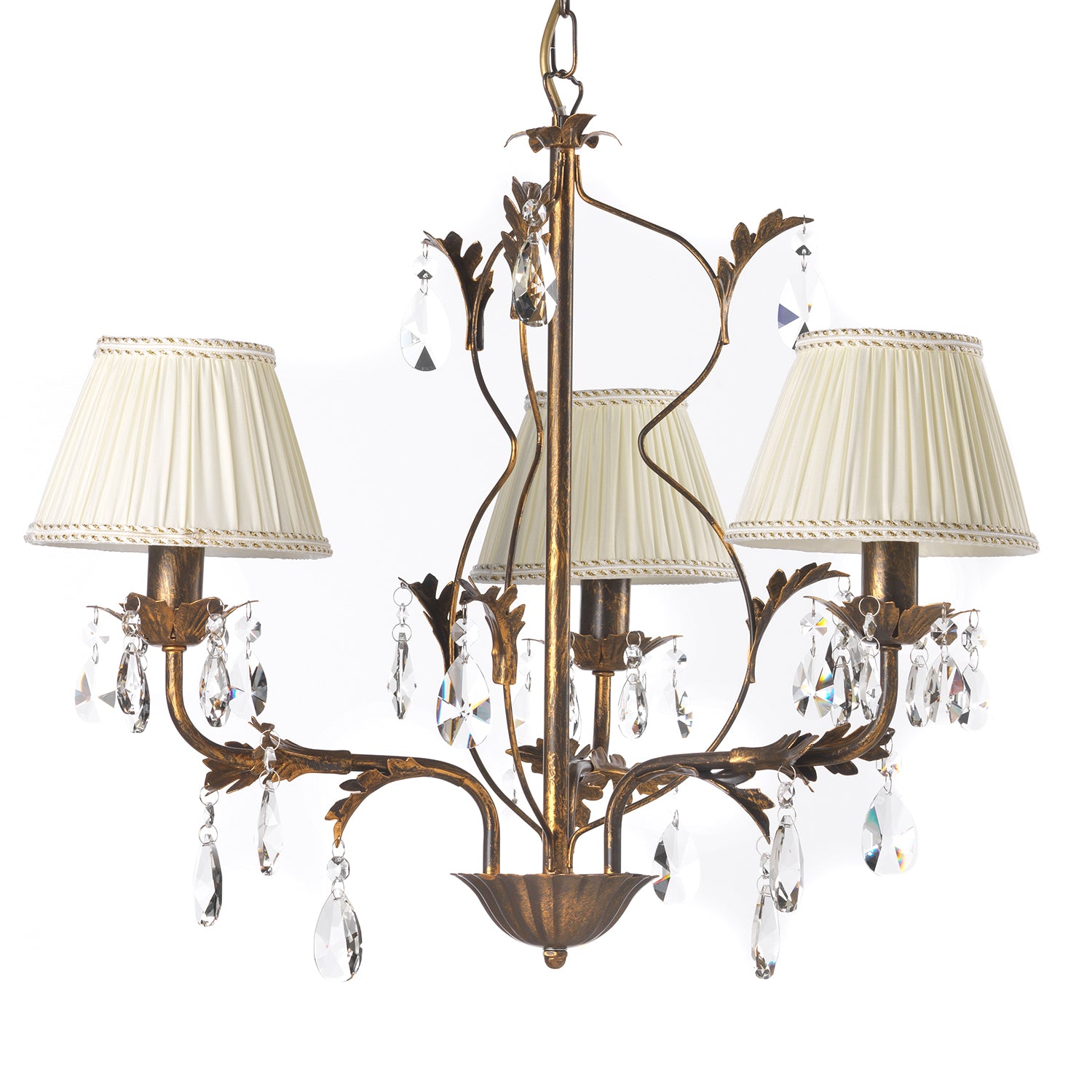 Lampadario 3 luci Karen bronzo