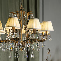 Lampadario 8 luci Karen bronzo