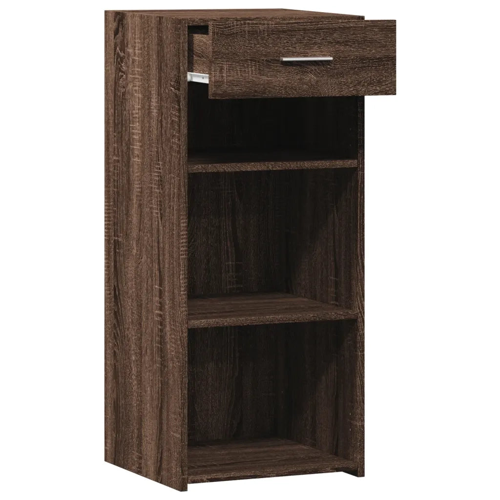 Credenza-Buffet-Armadio da cucina Rovere Marrone 40x42,5x93 cm in Legno Multistrato