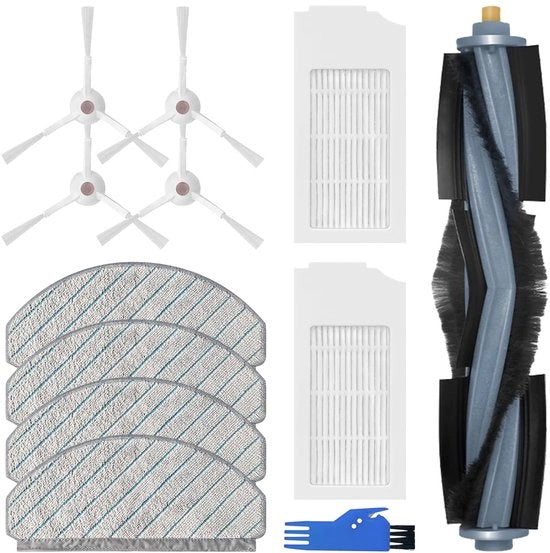 Kit di accessori - Set 2 - Inclusi setole e asciugamani - Adatto per Ecovacs Dee..