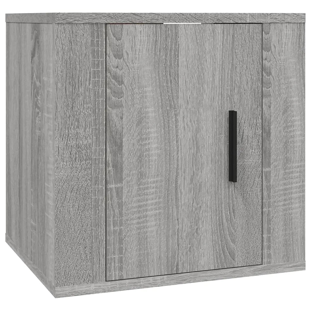 vidaXL Set di Mobili Porta TV 7 pz Grigio Sonoma in Legno Multistrato