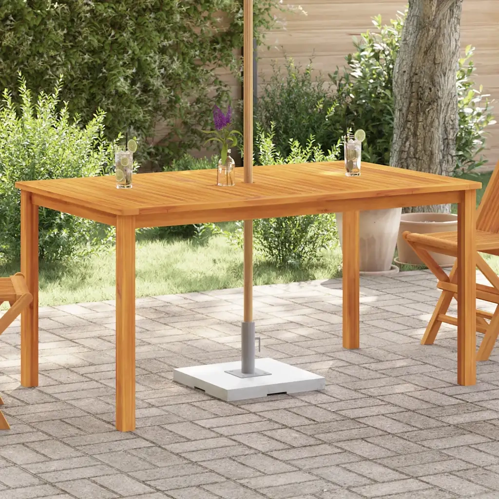 Tavolo da Giardino 150x90x74 cm in Massello di Acacia