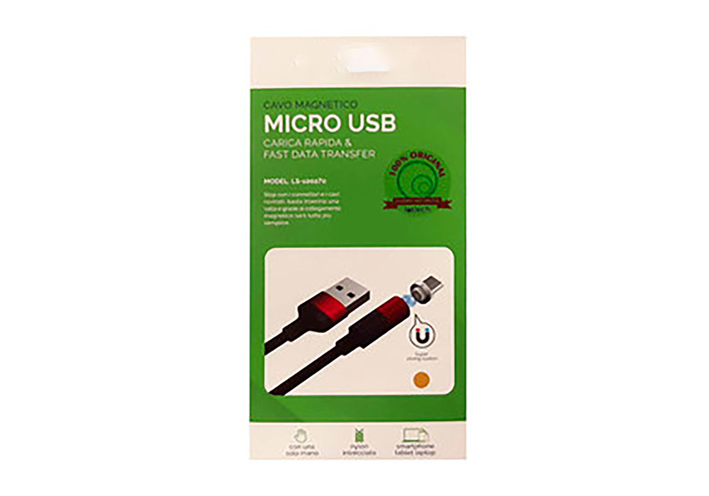 1pz cavo micro usb magnetico cm.100 2.1a cod:ferx.6081