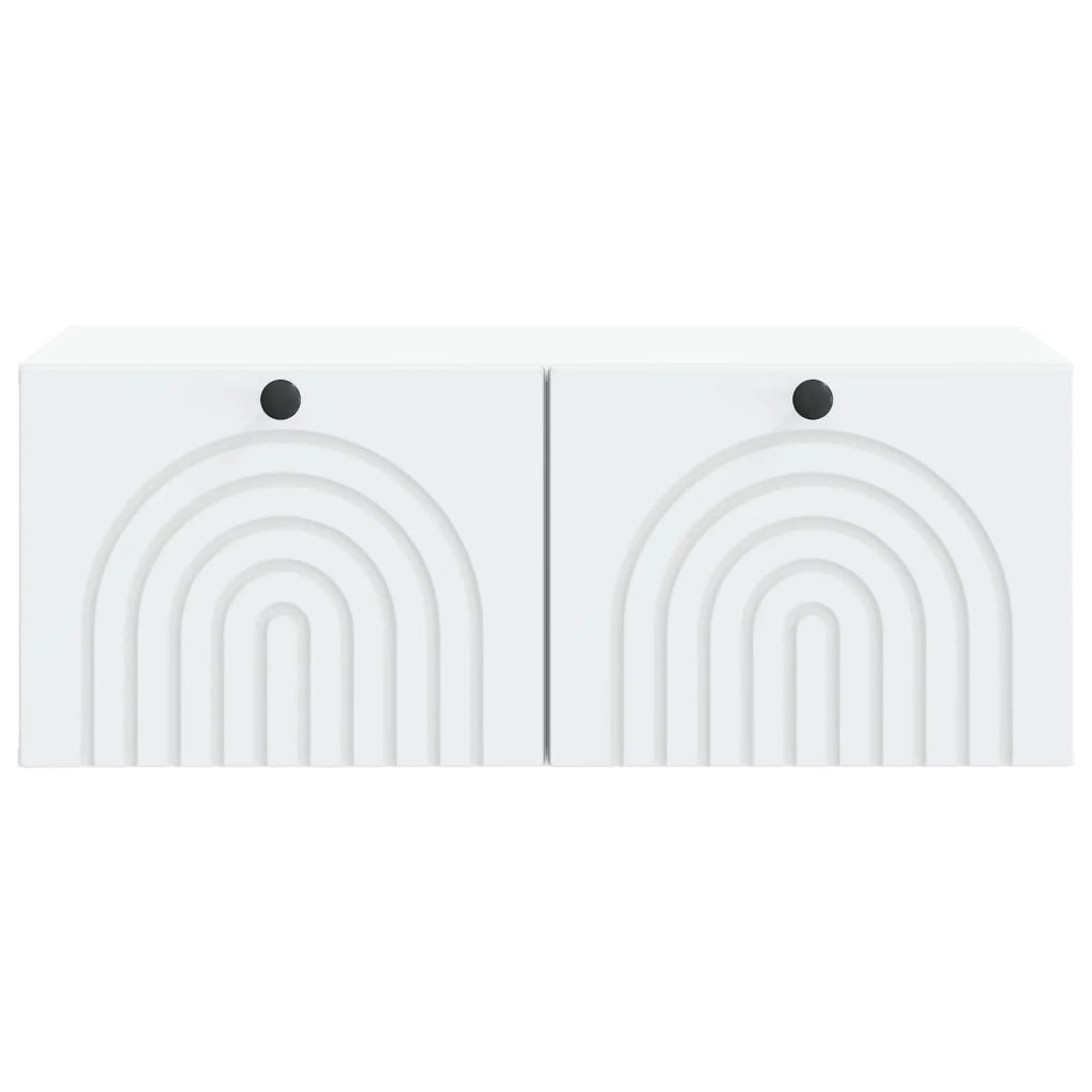 Mobile Porta TV da Muro Bianco 78,5 x 41 x 30 cm 898175