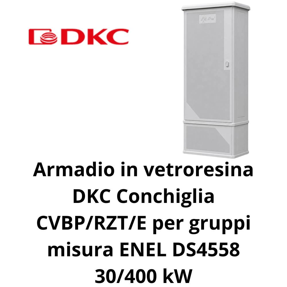 Armadio in vetroresina dkc conchiglia per gruppi di misura trifase