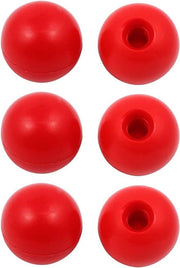 6 Pezzi di Pomo di Plastica Rosso M10 a Vite 35 mm Attrezzatura di Fissaggio