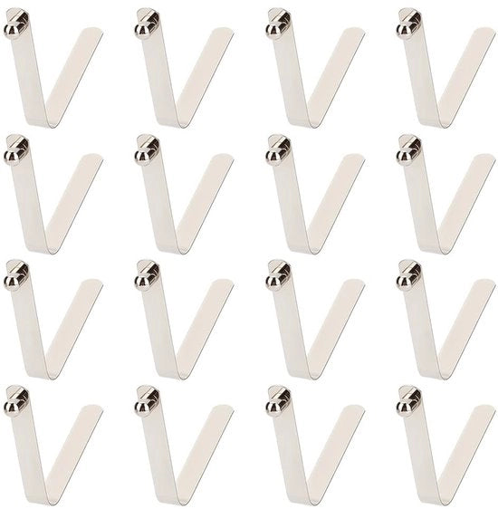 16 Stuks Veerclips per Drukknop per Tentstang