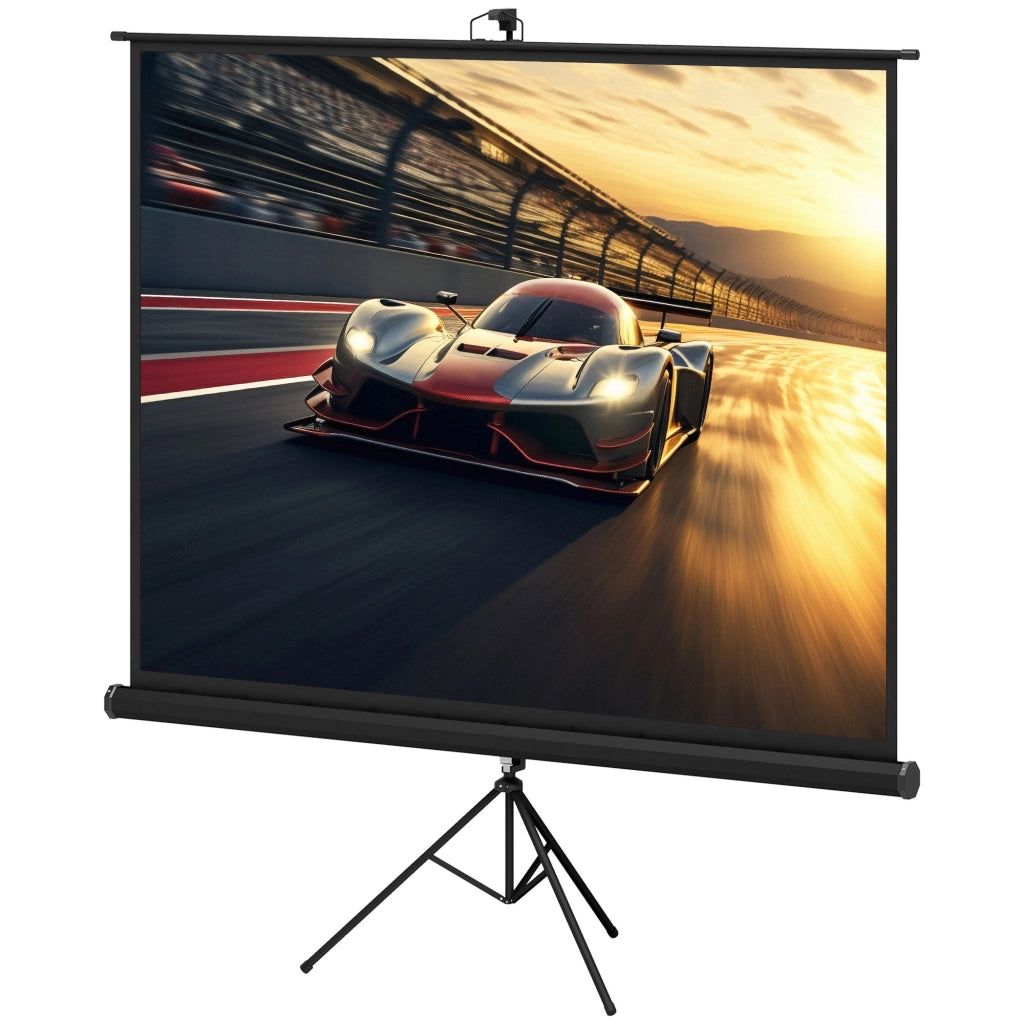 Schermo Proiezione 100 Pollici ¨C zephmum ¨C Supporto Treppiede Regolabile 4K HD 4:3