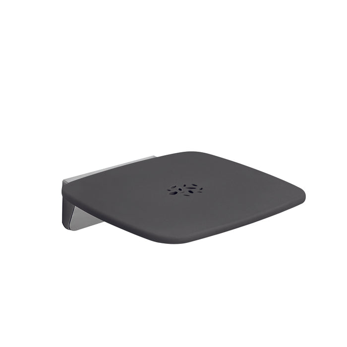 Sedile per doccia ribaltabile serie Prima Classe Gedy 6083 Antracite/Cromato