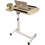 Tavolo Scrivania Porta Pc Computer Regolabile Tavolino Letto Divano con Ruote