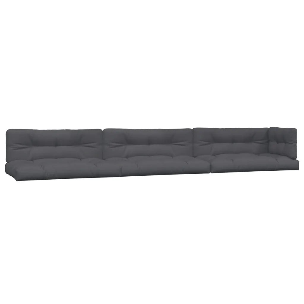 Set Divano Pallet da Giardino 6 pz con Cuscini Massello Acacia