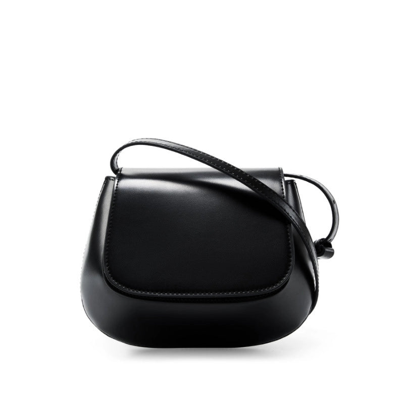 Borsa tote da donna in vera pelle nera