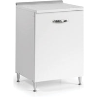 Mobile Mobiletto Base Per Cucina Componibile Colore Bianco Frassino (60x50x85)