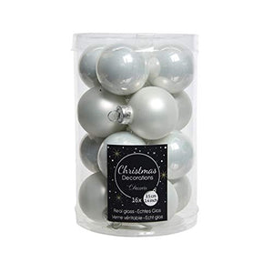 CONFEZIONE 16 PALLINE BIANCO