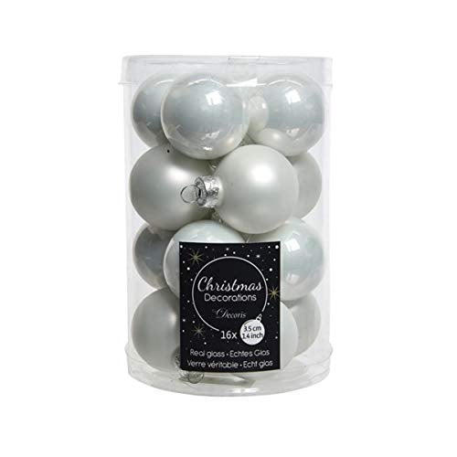 CONFEZIONE 16 PALLINE BIANCO