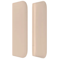 Testiera ad Orecchio Cappuccino 83x16x78/88 cm in Similpelle