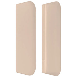 Testiera ad Orecchio Cappuccino 83x16x78/88 cm in Similpelle