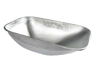 VASCA IN METALLO ZINCATA PER CARRIOLA  lt.75 spessore 8/10 (per cod.373609)    BPA