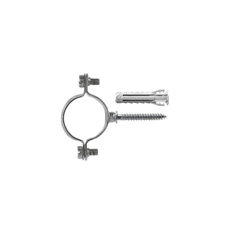 Collari per tubi Ø28 mm – Fischer CZV CF10PZ zincati kit 10 pz – Fischer