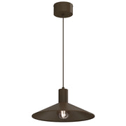 Lampada a sospensione Nox 1xE27 marrone 36 cm Luminex