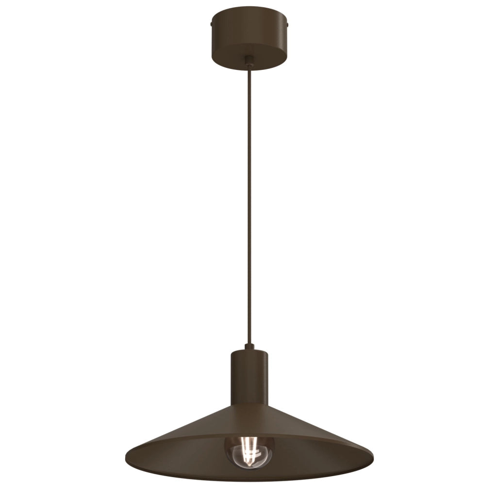 Lampada a sospensione Nox 1xE27 marrone 36 cm Luminex